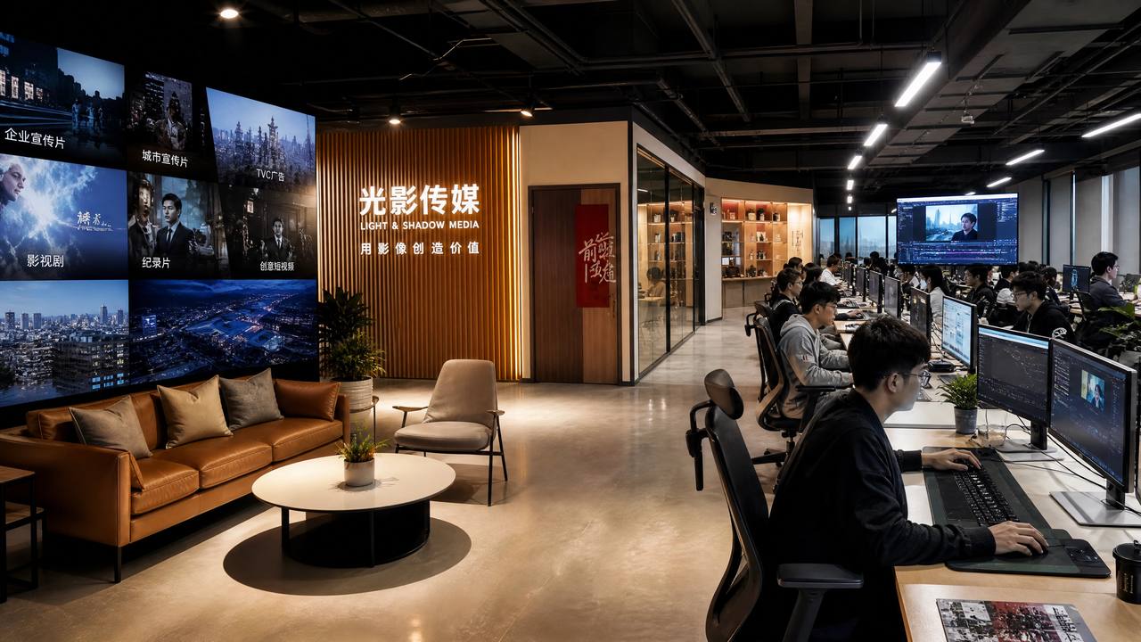 国产传媒公司门店照片